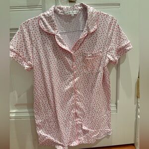 royal standard light pink polo pajamas